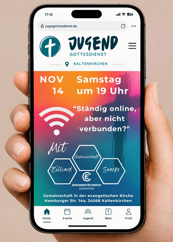 JuGo Jugendgottesdienst Flyer